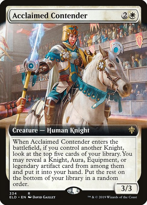 Acclaimed Contender (Extended Art)