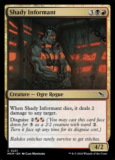 Shady Informant card image