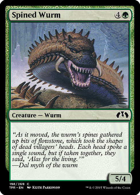 Spined Wurm (Tempest Remastered #198)