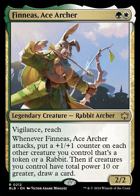 Finneas, Ace Archer card