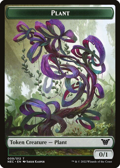 Plant (Neon Dynasty Commander Tokens #9)