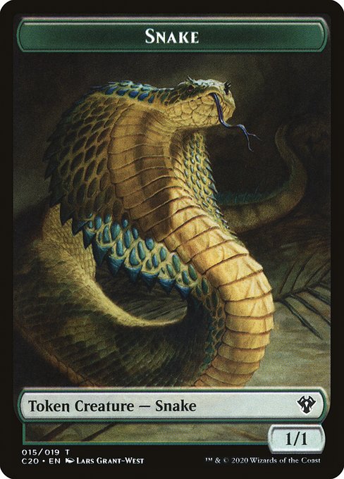 Snake (Commander 2020 Tokens #15)