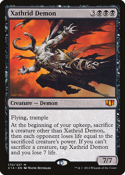 Xathrid Demon (Commander 2014 #170)