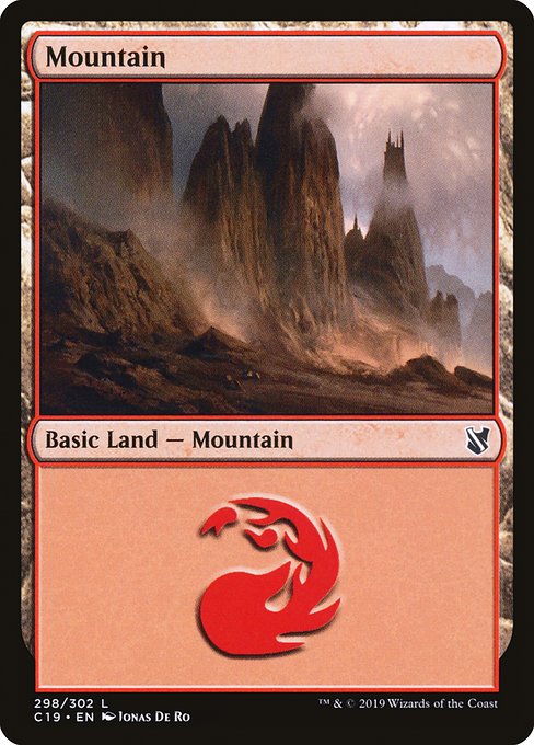Mountain (Commander 2019 #298)