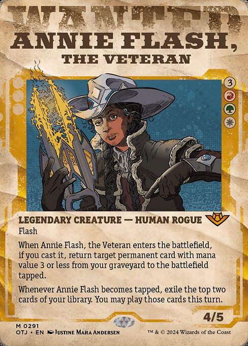Annie Flash, the Veteran (Outlaws of Thunder Junction #291)