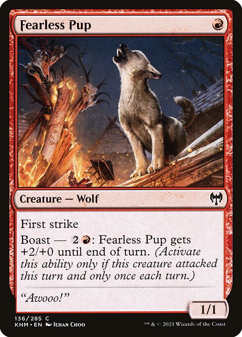 Fearless Pup card image