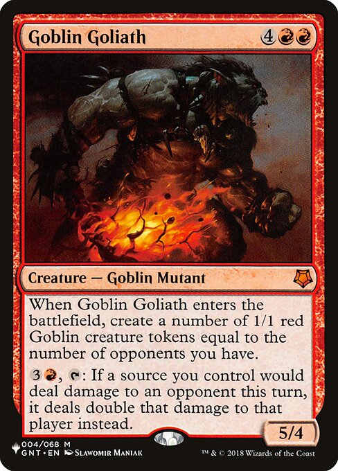 Goblin Goliath (The List #GNT-4)