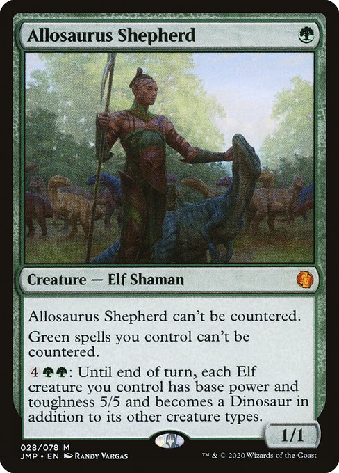 Allosaurus Shepherd card image