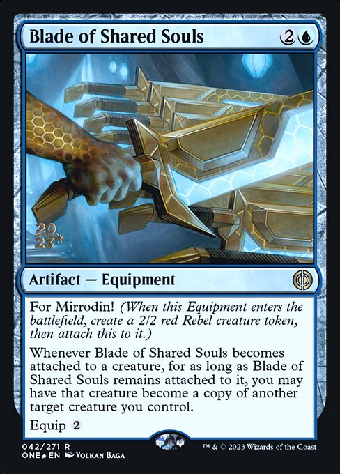 Blade of Shared Souls (Phyrexia: All Will Be One Promos #42s)