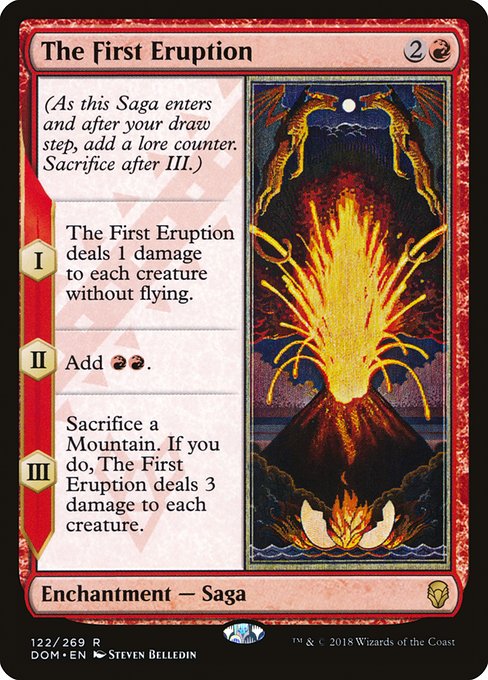 The First Eruption card image