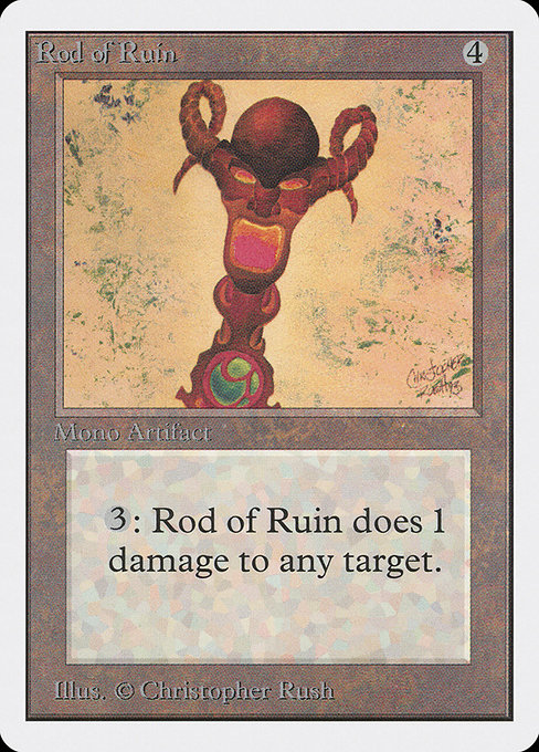 Rod of Ruin (Unlimited Edition #269)
