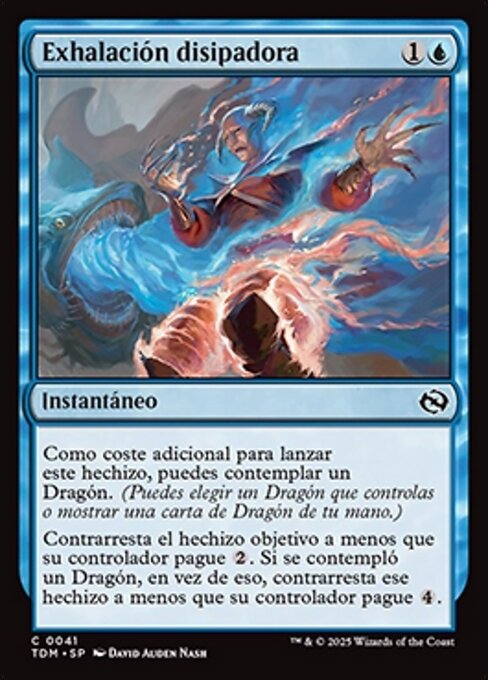 Exhalación disipadora