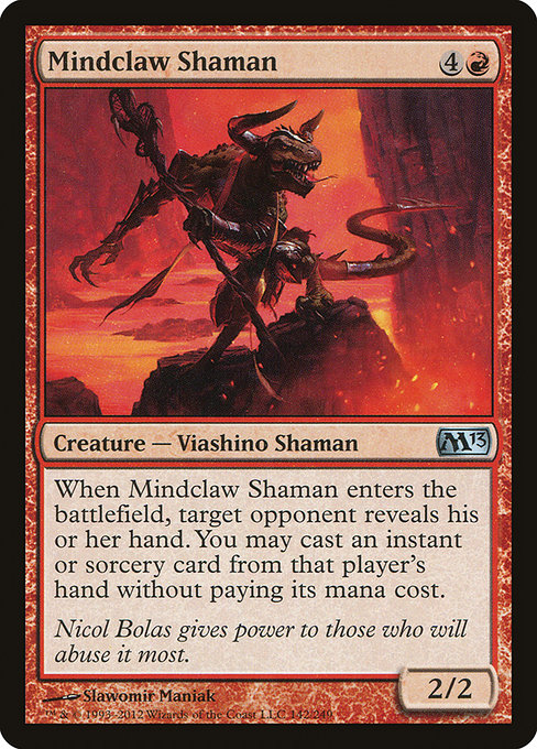 Mindclaw Shaman (Magic 2013 #142)