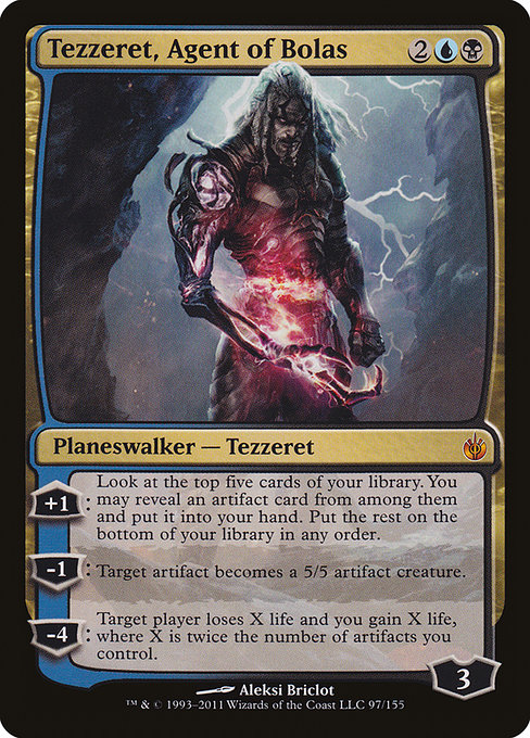 Tezzeret, Agent of Bolas (Mirrodin Besieged #97)