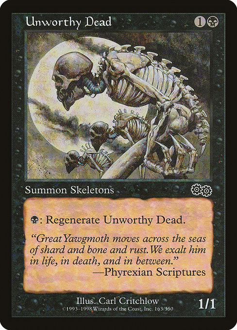 Unworthy Dead (Urza's Saga #163)