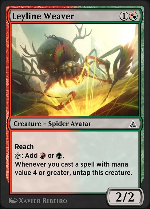 Spider Manifestation magic the gathering card art