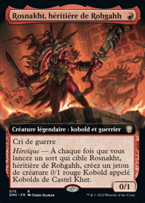 Rosnakht, Heir of Rohgahh (Dominaria United Commander #75)