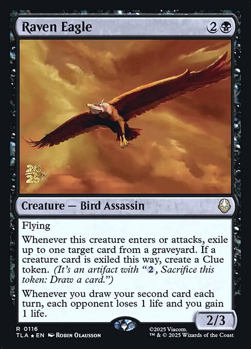 Raven Eagle magic the gathering card art