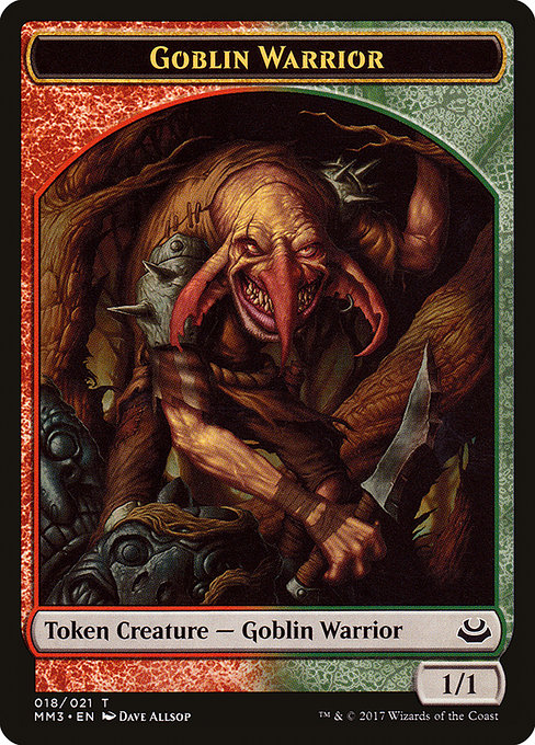 Goblin Warrior (Modern Masters 2017 Tokens #18)