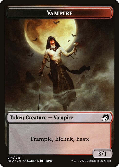 Vampire (Innistrad: Midnight Hunt Tokens #14)
