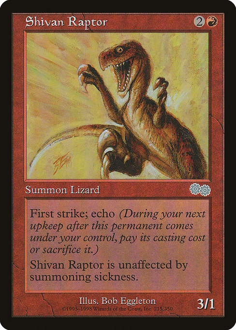 Shivan Raptor (Urza's Saga #215)