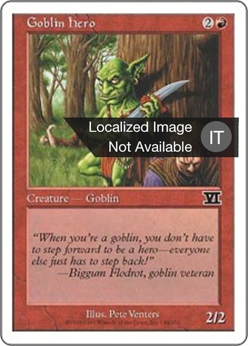 Goblin Hero (Classic Sixth Edition #184)