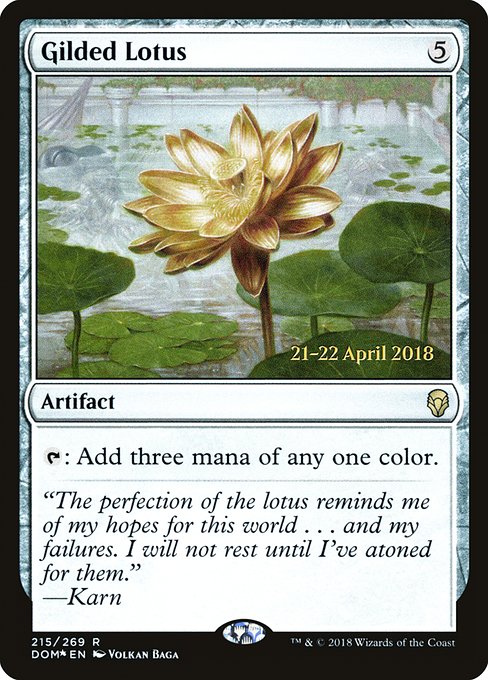 Gilded Lotus (Dominaria Promos #215s)