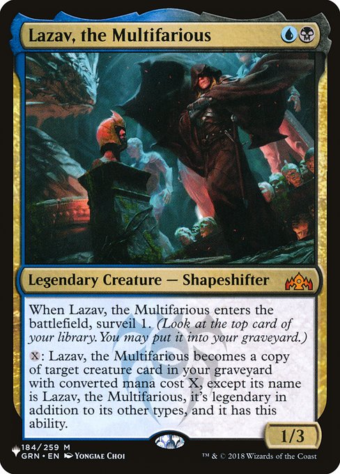 Lazav, the Multifarious (The List #GRN-184)