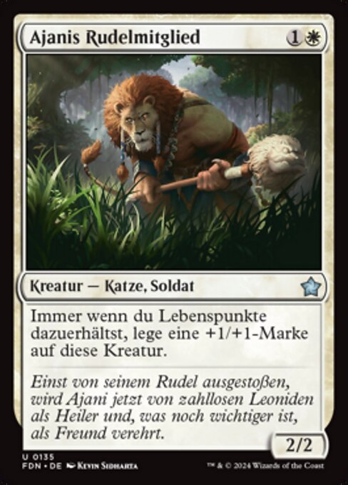 Ajani's Pridemate (Foundations #135)