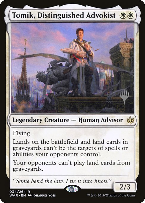 Tomik, Distinguished Advokist (War of the Spark Promos #34p)