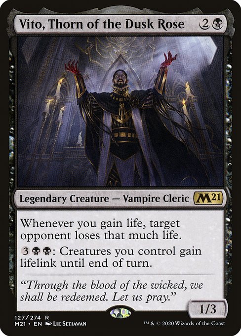 Vito, Thorn of the Dusk Rose (Core Set 2021 #127)