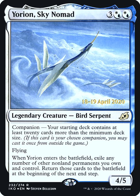 Yorion, Sky Nomad (Ikoria: Lair of Behemoths Promos #232s)