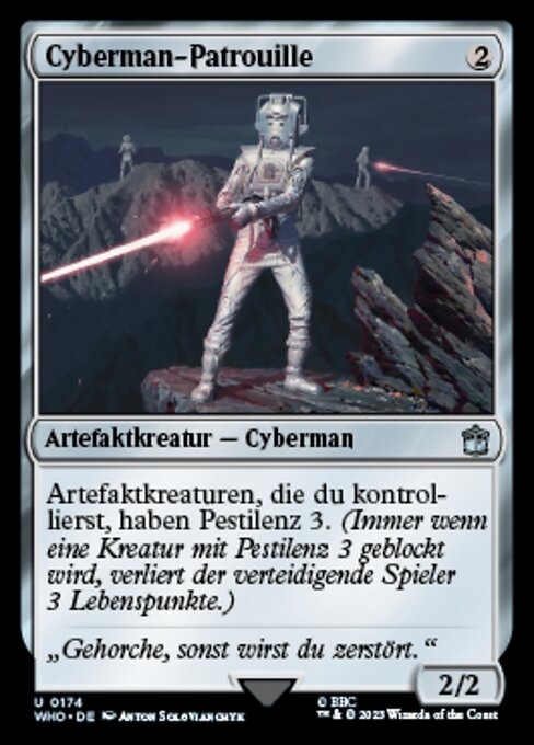 Cyberman-Patrouille