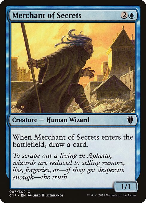 Merchant of Secrets (Commander 2017 #87)