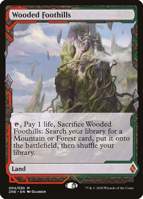 Wooded Foothills (Zendikar Rising Expeditions #4)
