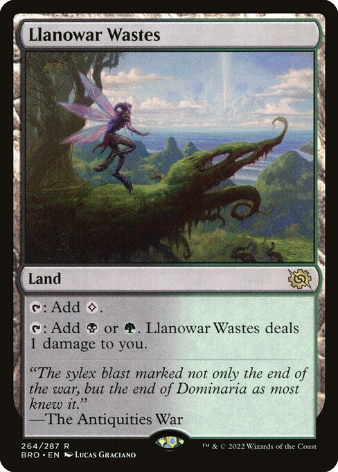 Llanowar Wastes (The Brothers' War #264)