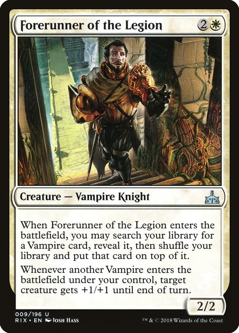 Forerunner of the Legion (Rivals of Ixalan #9)