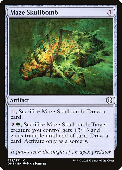 Maze Skullbomb (Phyrexia: All Will Be One #231)