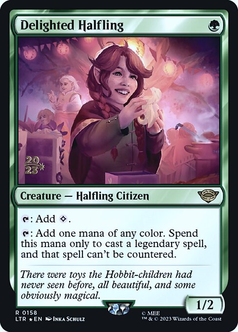 Delighted Halfling (pltr) 158s