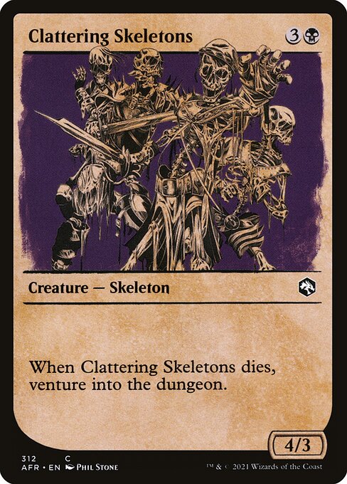 Clattering Skeletons