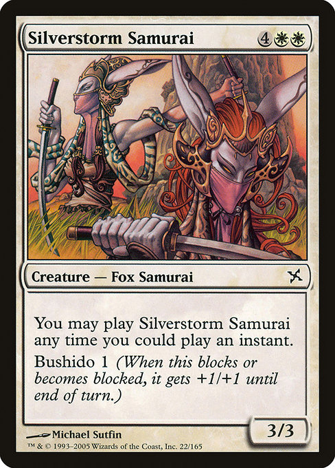 Samouraï argentorage|Silverstorm Samurai
