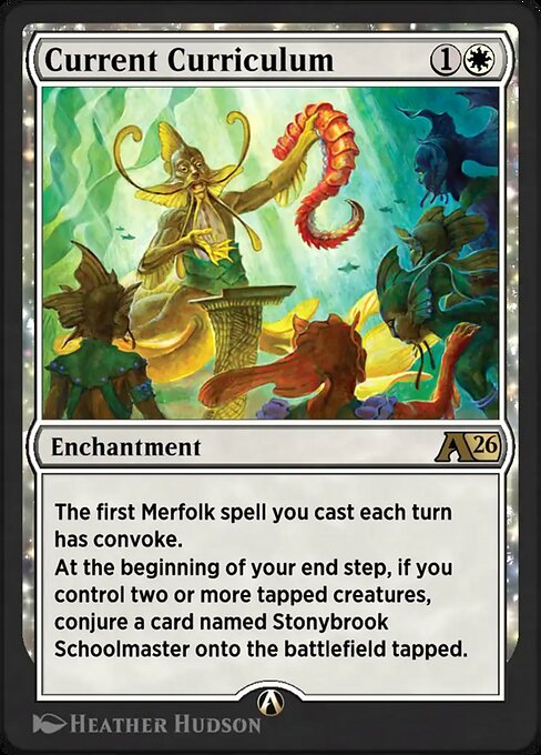 Current Curriculum magic the gathering card art