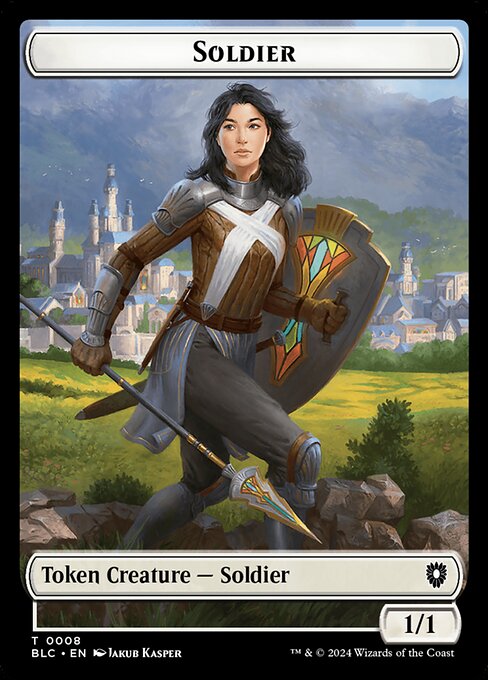 Soldier (Bloomburrow Commander Tokens #8)
