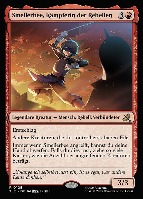 Smellerbee, Rebel Fighter