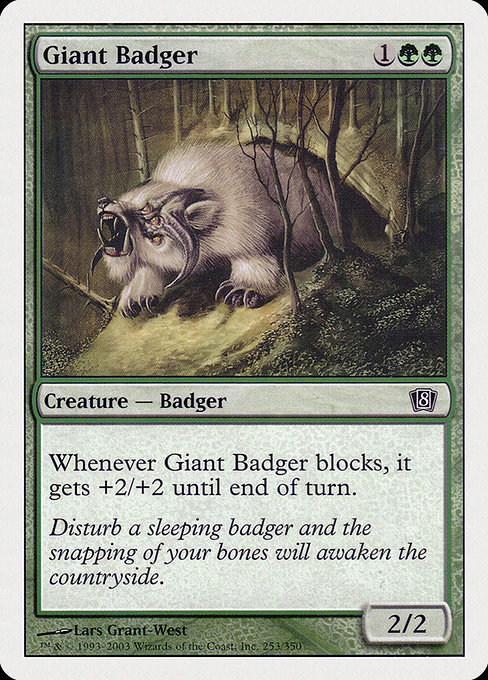 Blaireau géant|Giant Badger