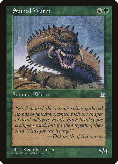Spined Wurm (Stronghold #121)