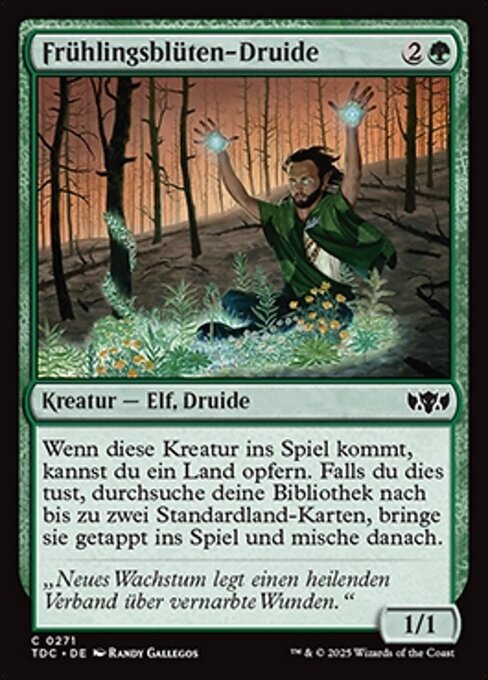 Frühlingsblüten-Druide