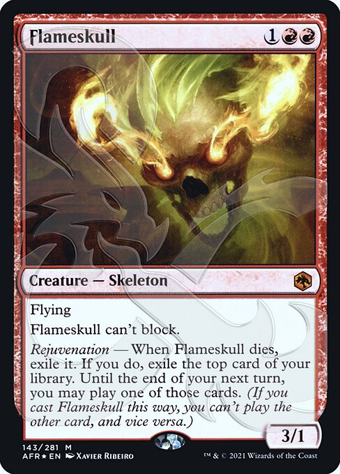 Flameskull (Adventures in the Forgotten Realms Promos #143a)