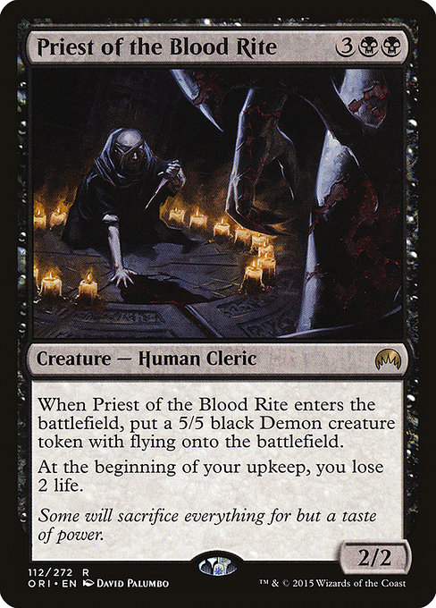 Priest of the Blood Rite card image
