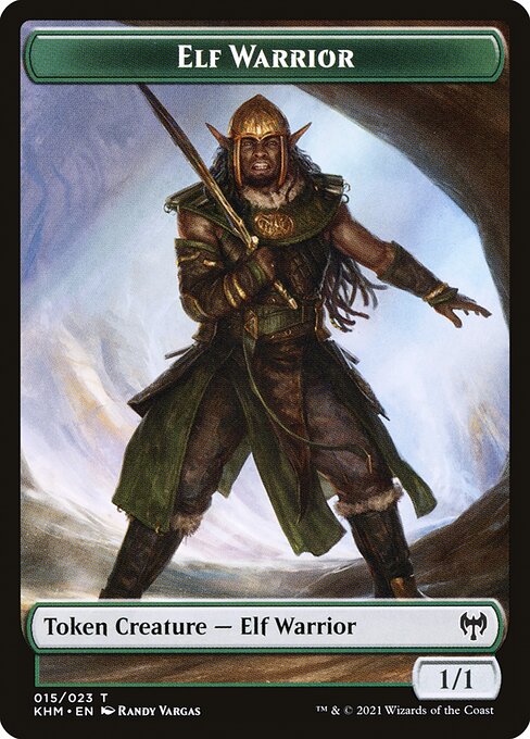 Elf Warrior (Kaldheim Tokens #15)